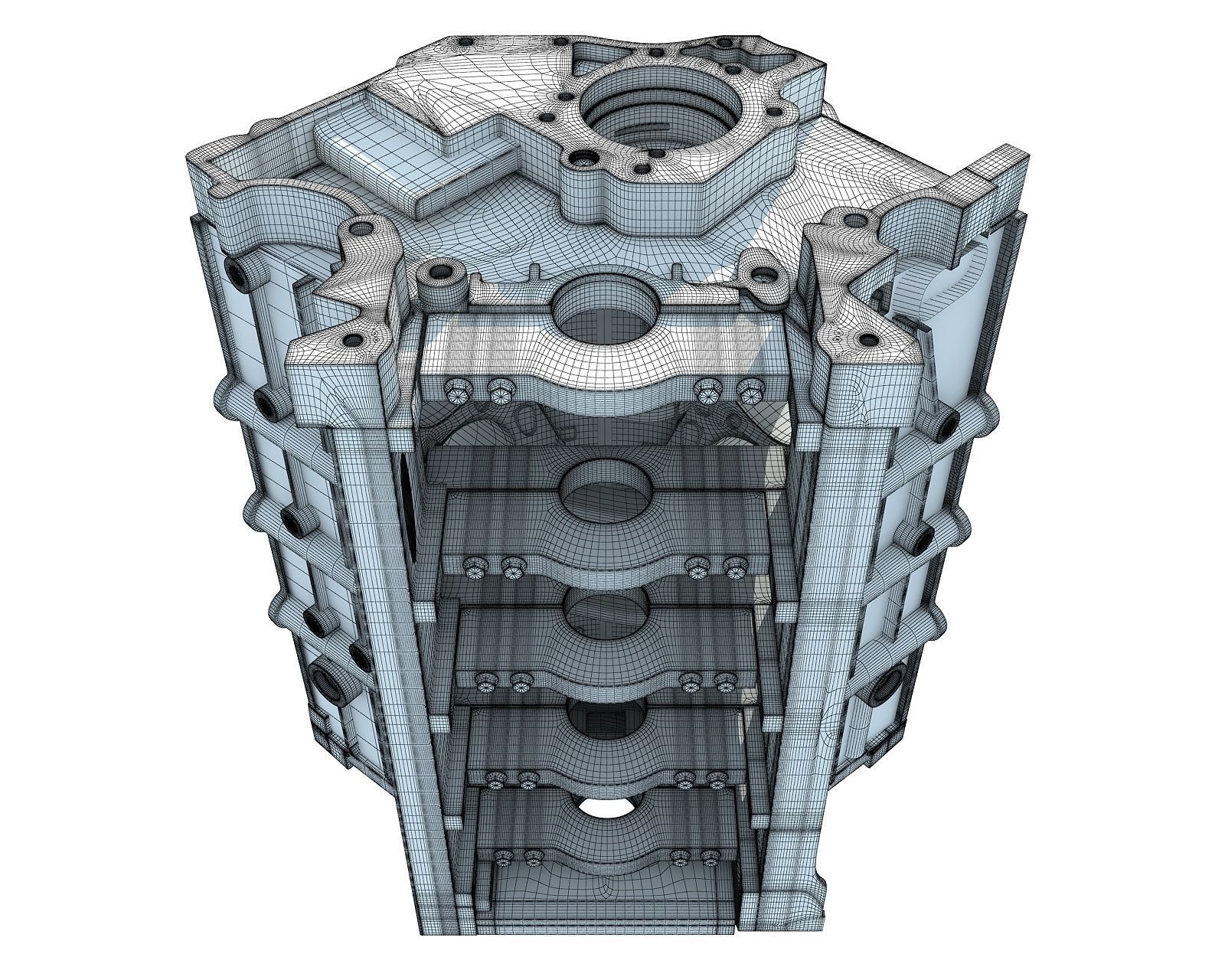 Engine Block 3D model_10
