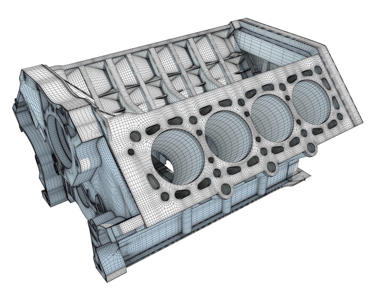 Engine Block 3D model_12