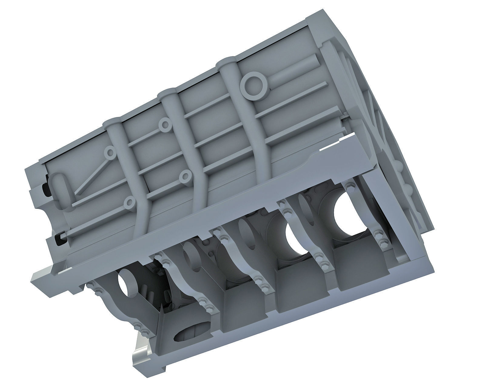 Engine Block 3D model_5
