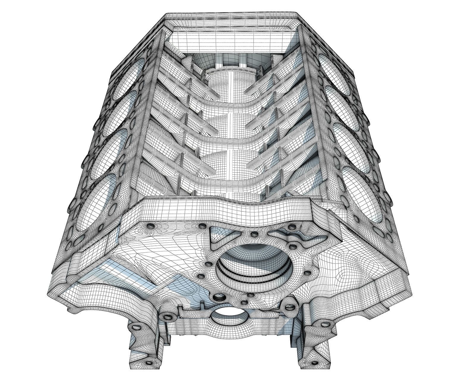 Engine Block 3D model_11