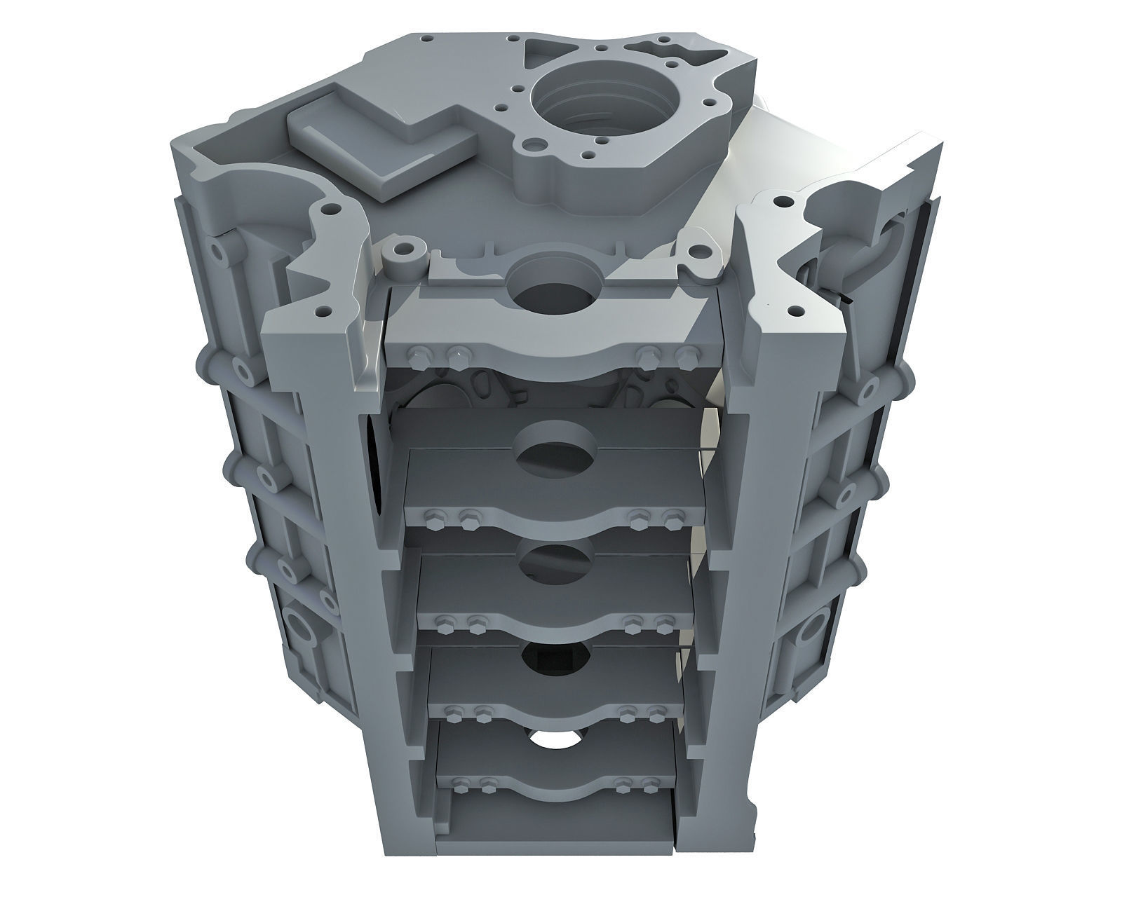 Engine Block 3D model_6