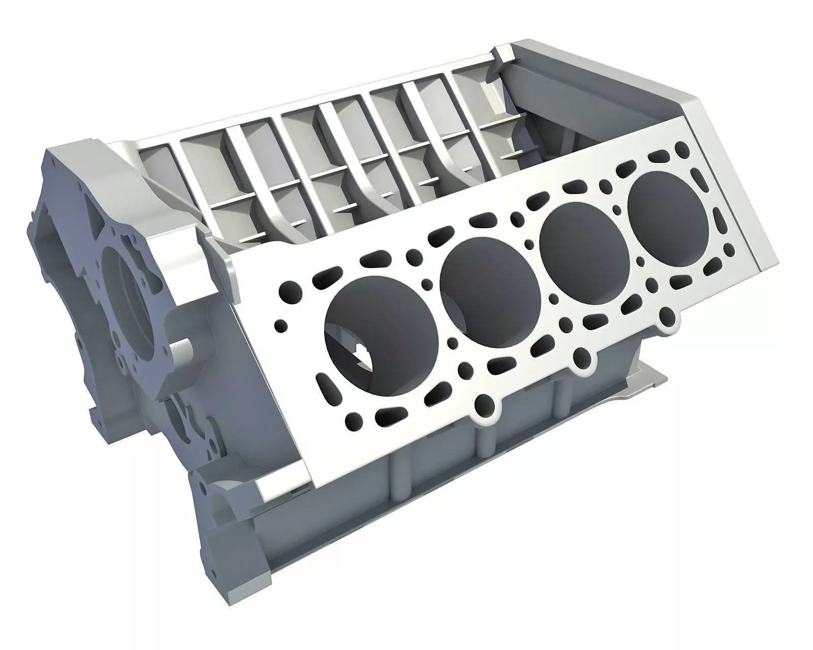 Engine Block 3D model_0