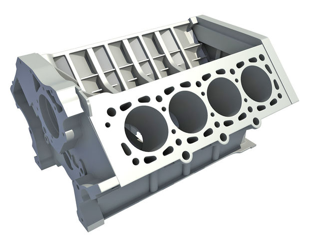 Engine Block 3D model