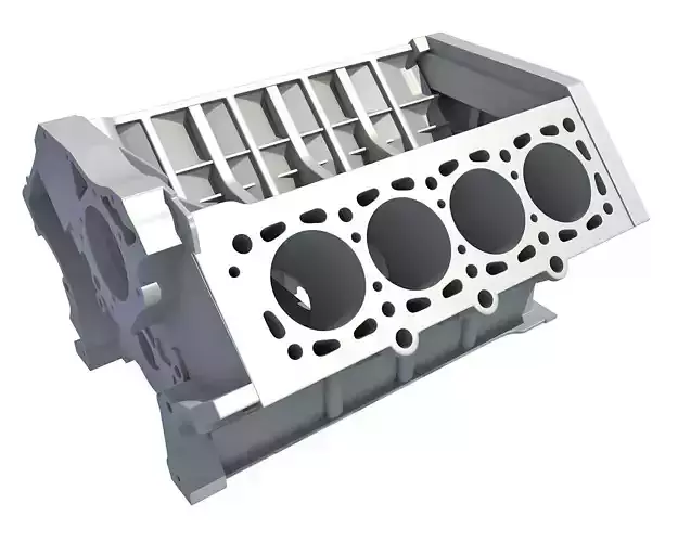 Engine Block 3D model