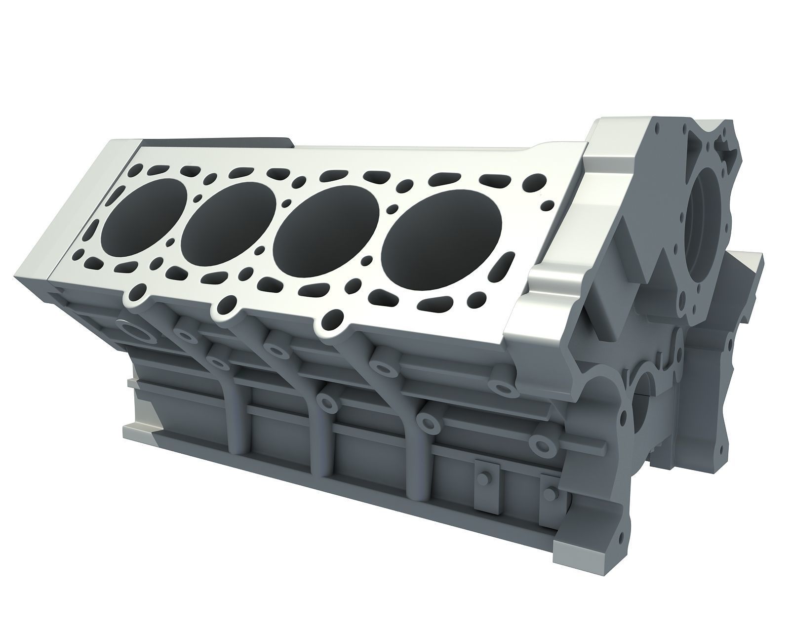Engine Block 3D model_1