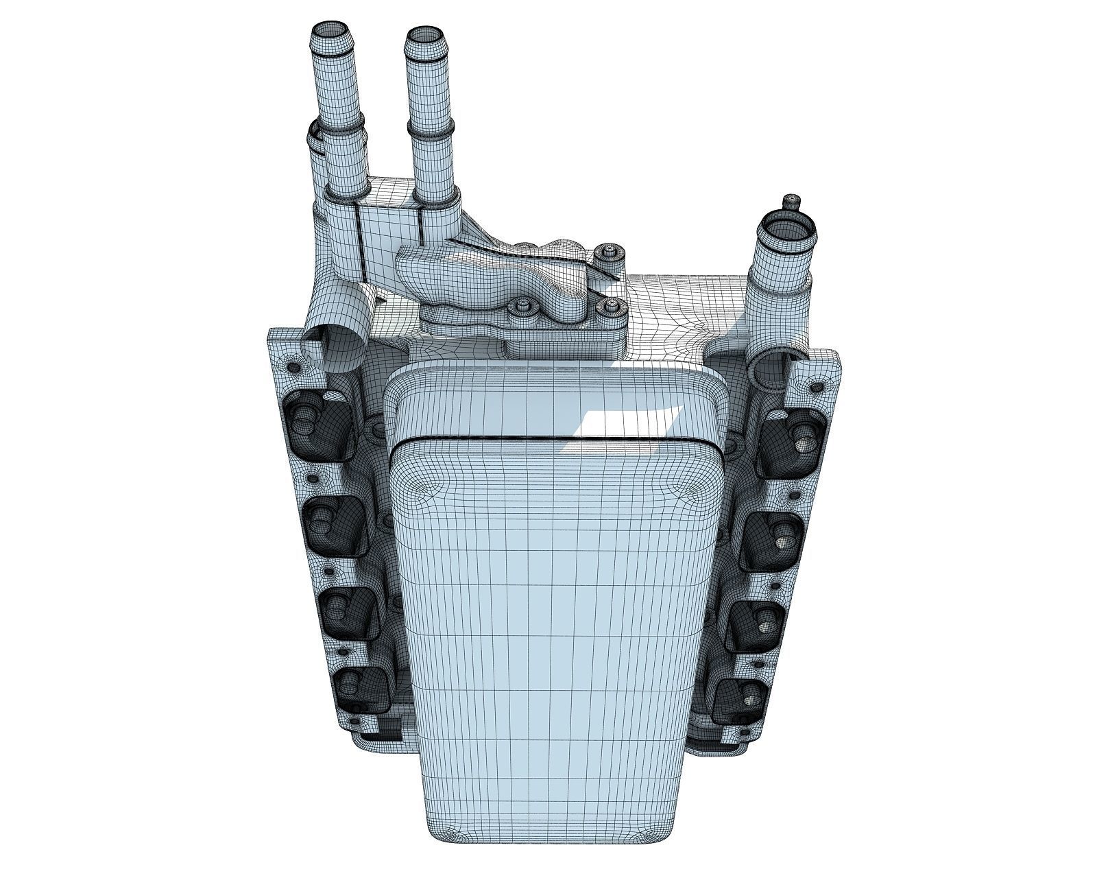 Engine Intake Manifold 3D model_7