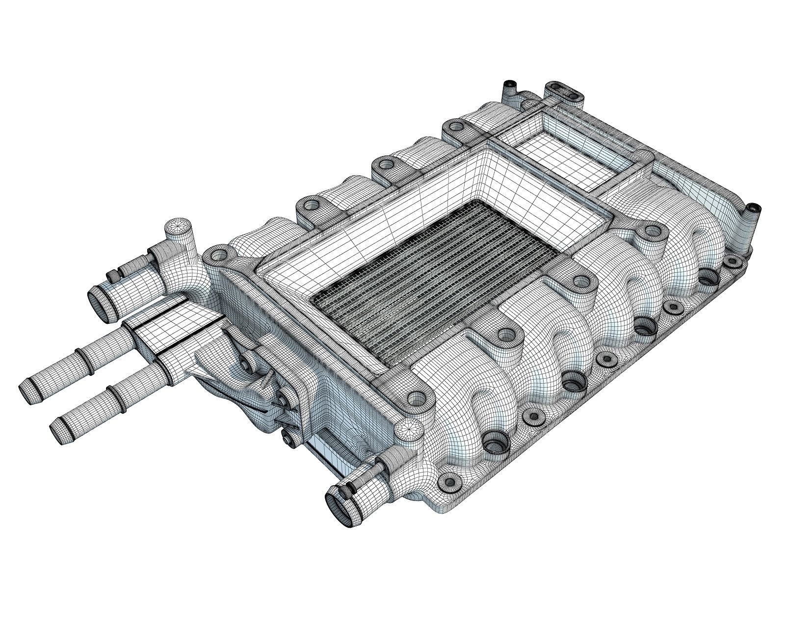 Engine Intake Manifold 3D model_5