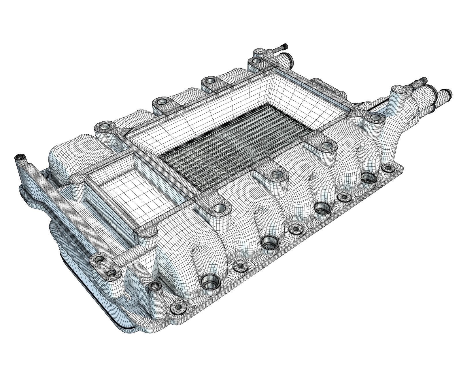Engine Intake Manifold 3D model_6