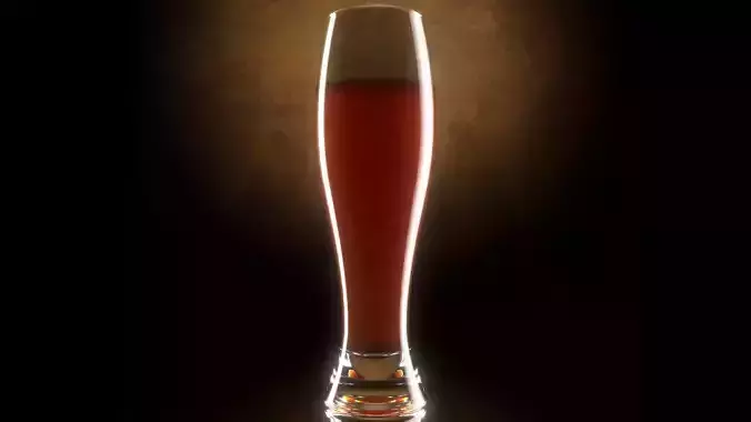 Glass Beer Free 3D model
