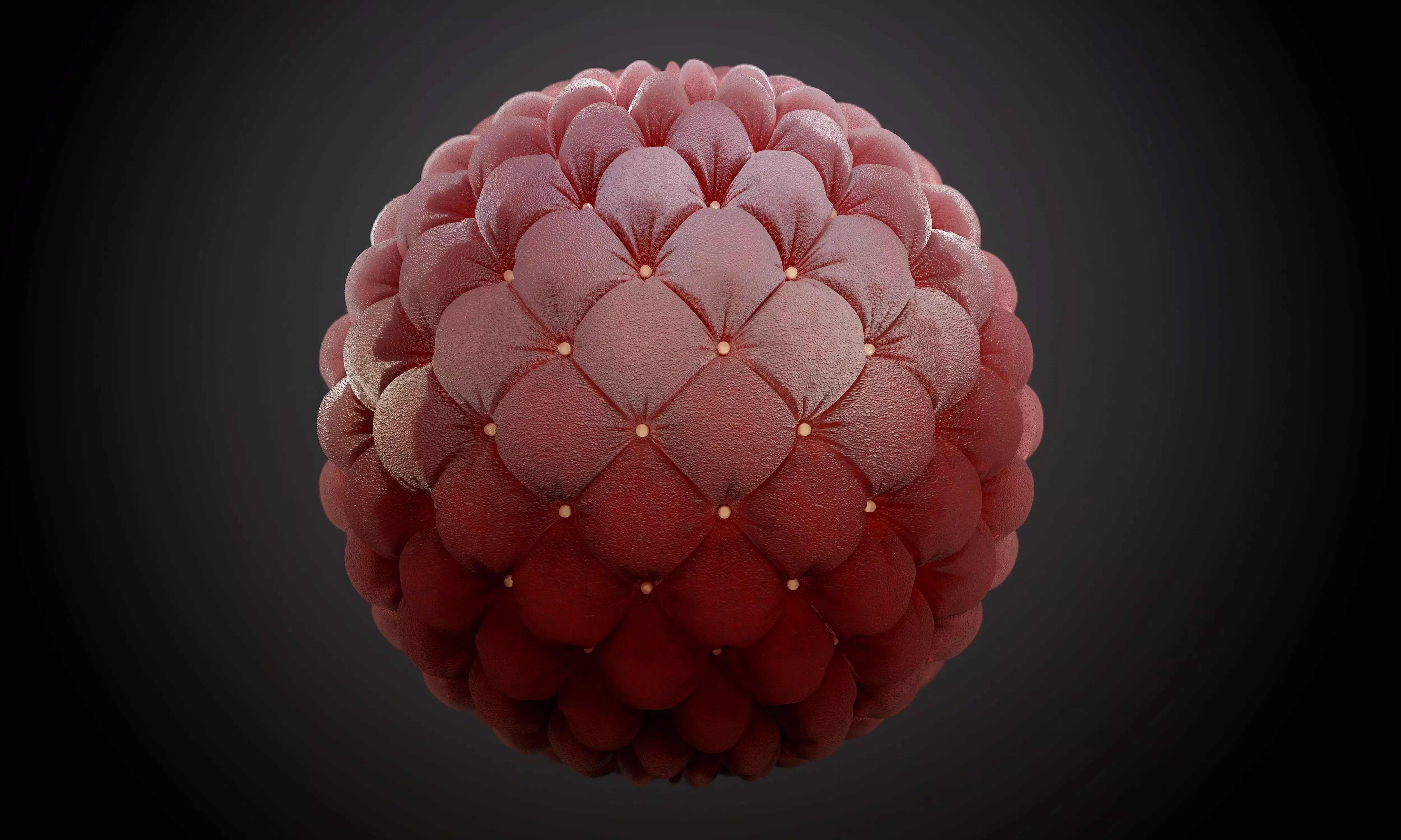 Tufted Leather Fabric Seamless PBR Texture Texture_0