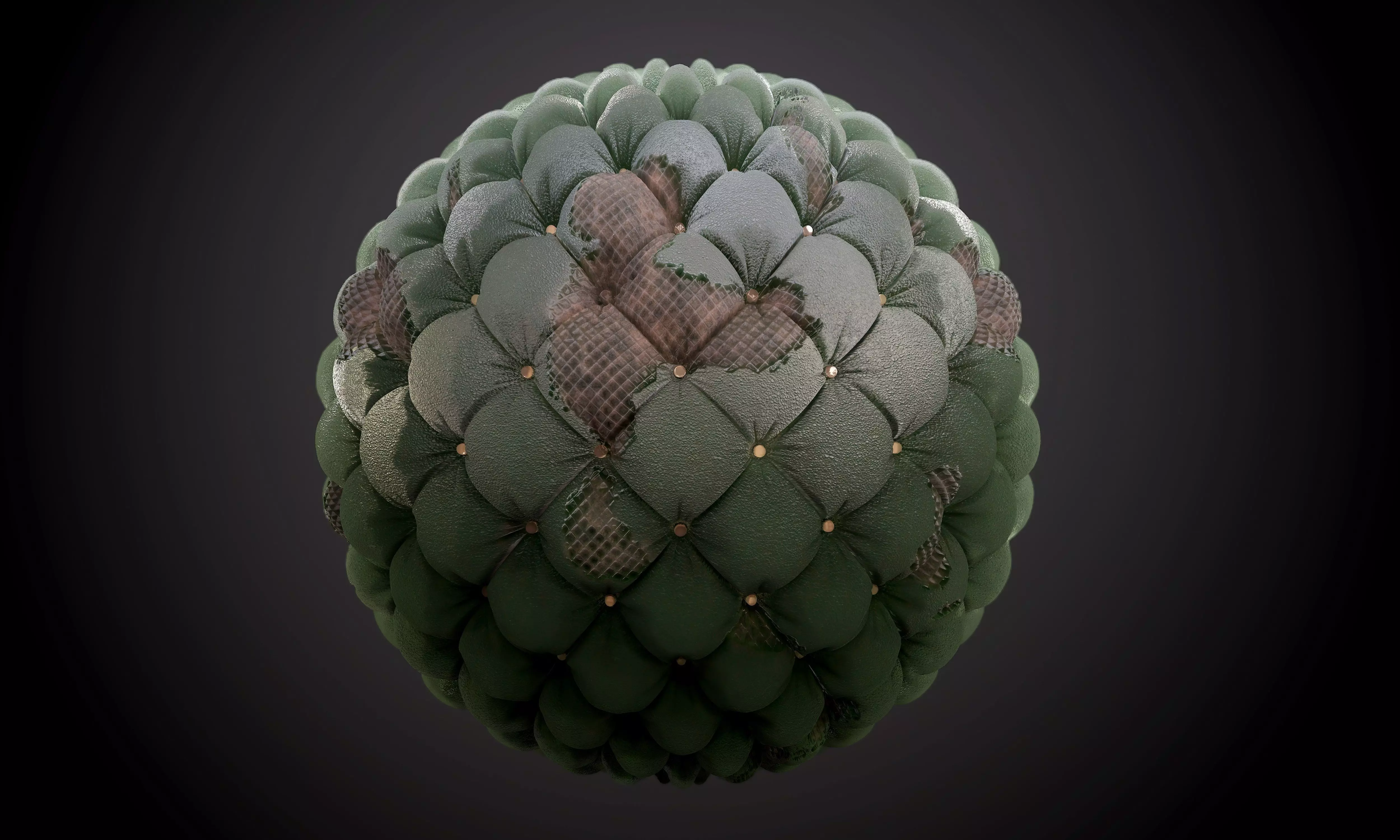 Tufted Leather Arm Chair PBR SEAMLESS Texture Texture