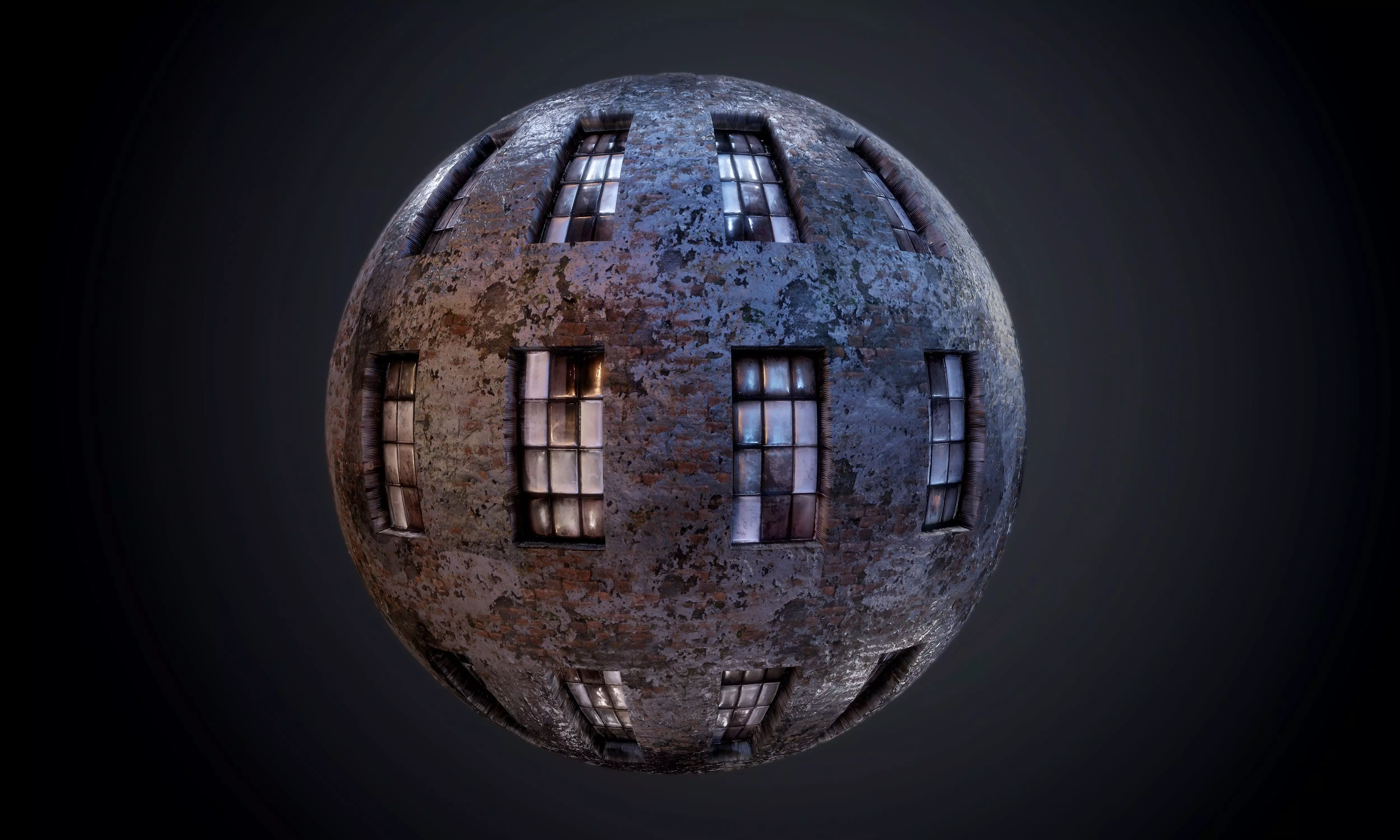 Brick Building Seamless PBR Texture Texture_0