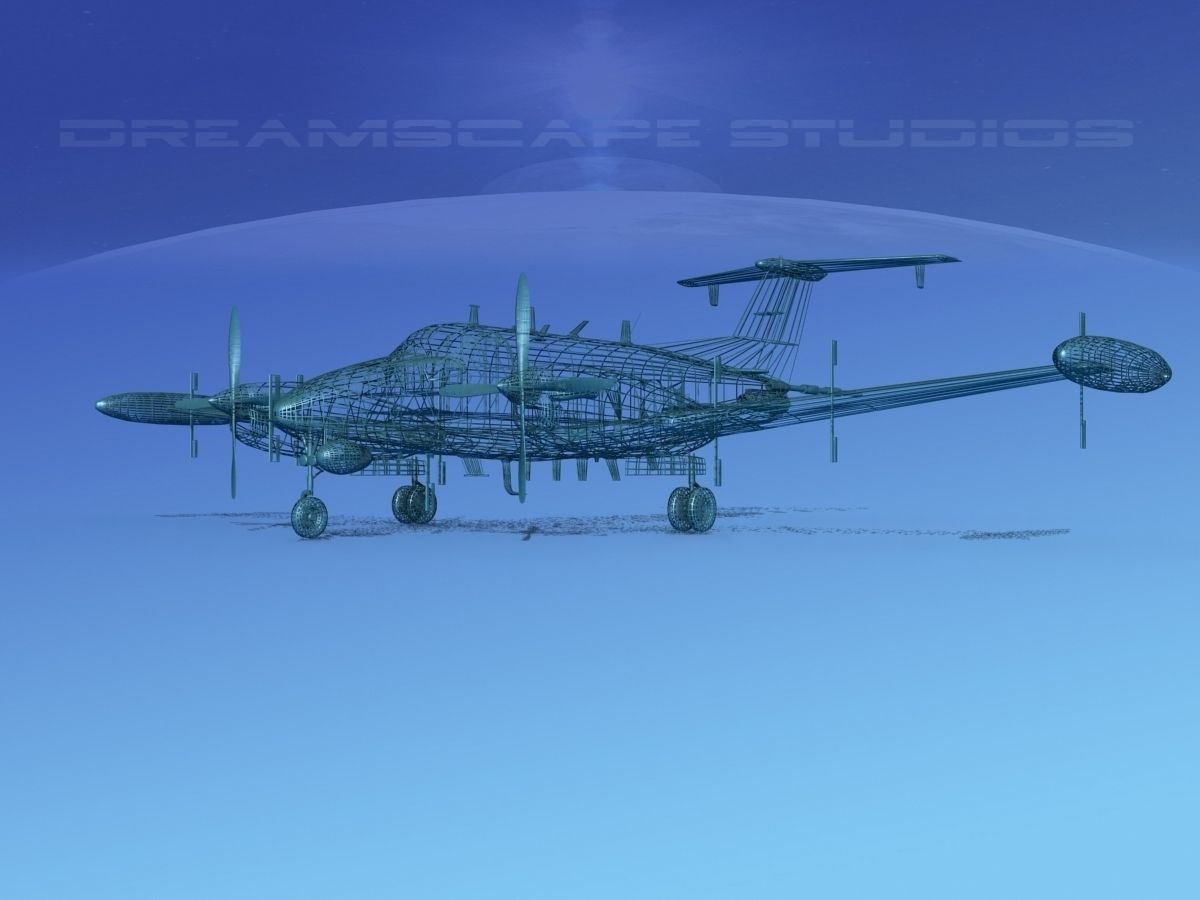 Beechcraft RC-12N Guardrail USAF 2 3D model_11
