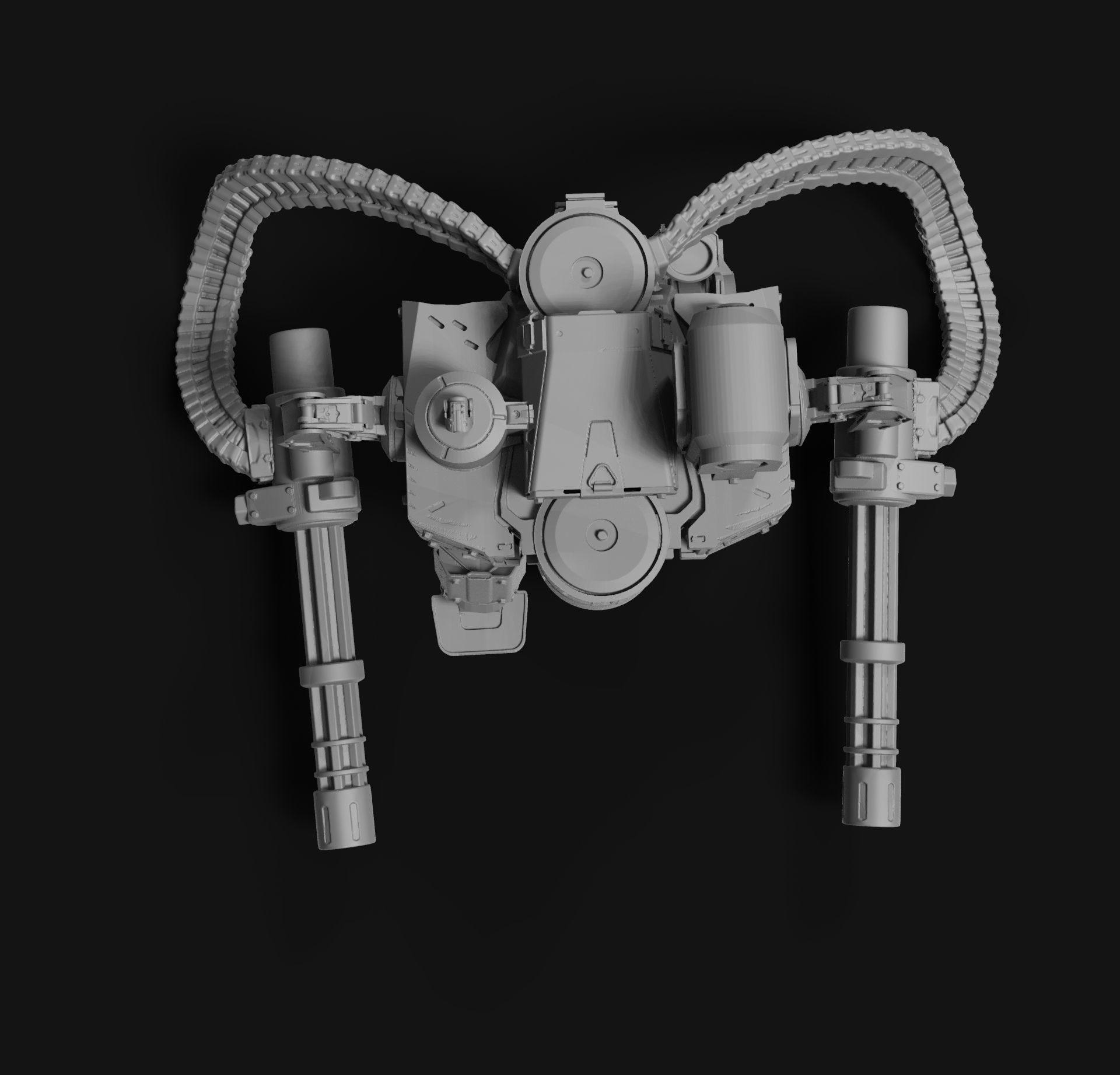Sci fi robot  3D print model_4