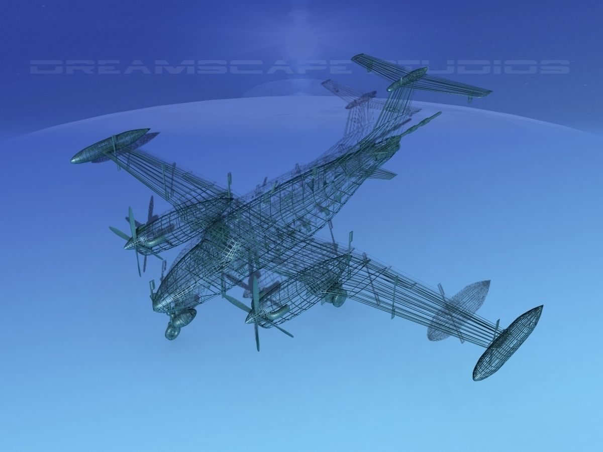 Beechcraft RC-12N Guardrail USAF 3 3D model_14