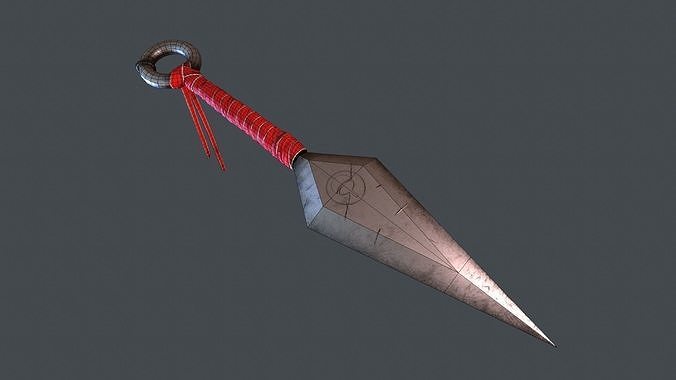 PBR Kunai Sarada Naruto weapon  Low-poly 3D model
