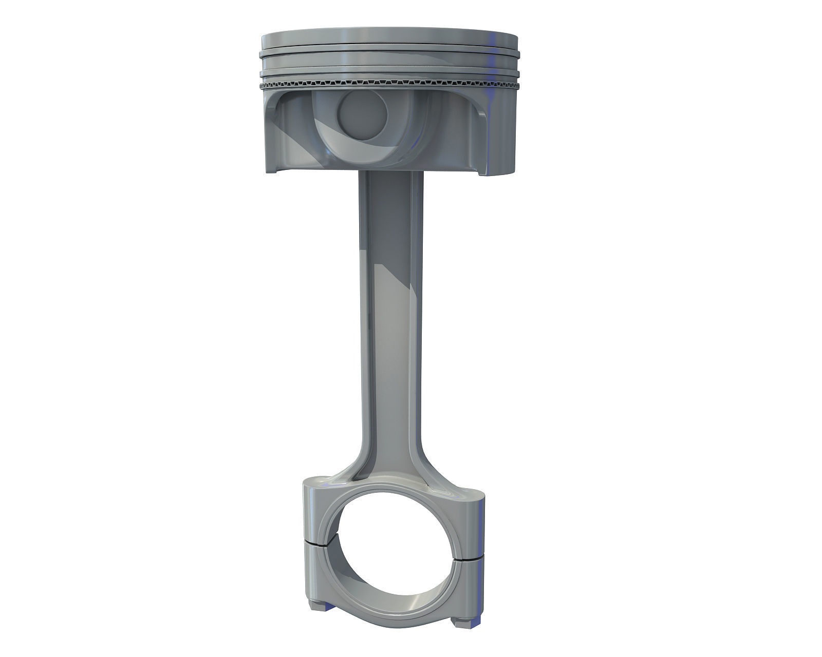 Piston engine 3D model_3