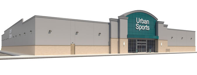 Retail-056 Retail Store 3D model