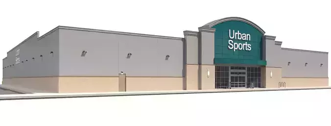 Retail-056 Retail Store 3D model