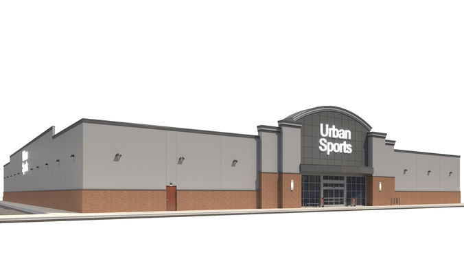 Retail-057 Retail Store 3D model