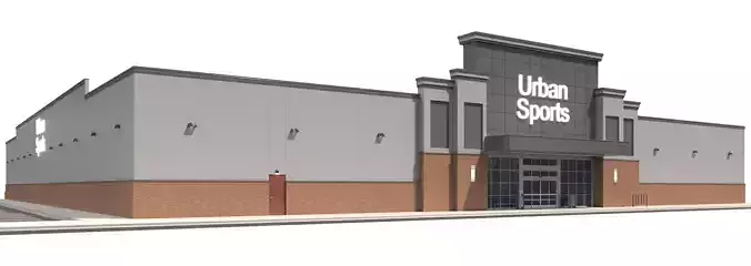 Retail-058 Retail Store 3D model