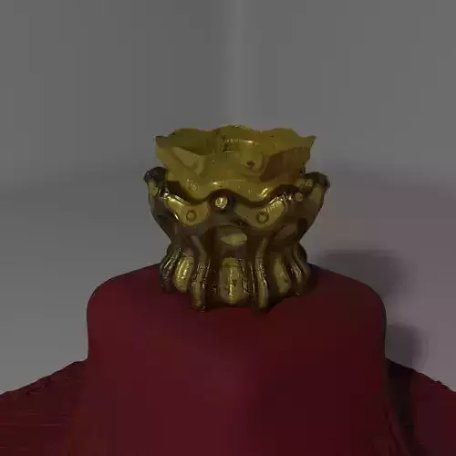 Old brass Vase Free 3D model