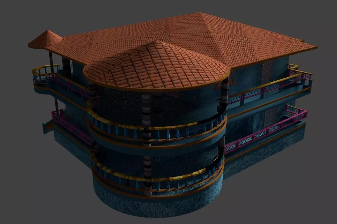 Blender Home 3D model_0