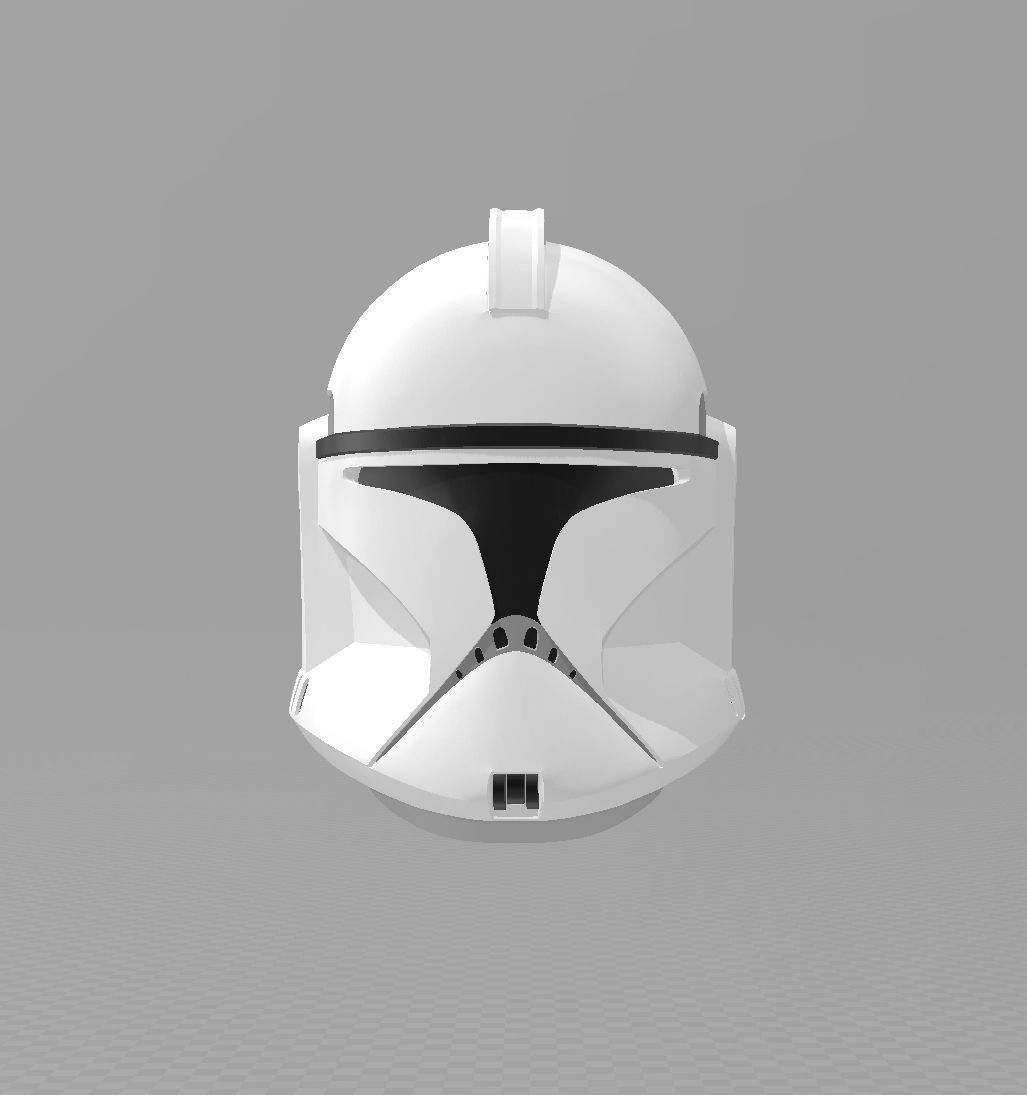 Star Wars Phase 1 Clone Trooper Helmet 3D print model_2