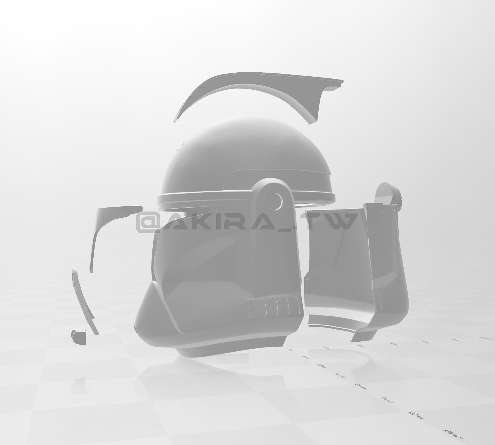 Star Wars Phase 1 Clone Trooper Helmet 3D print model_1