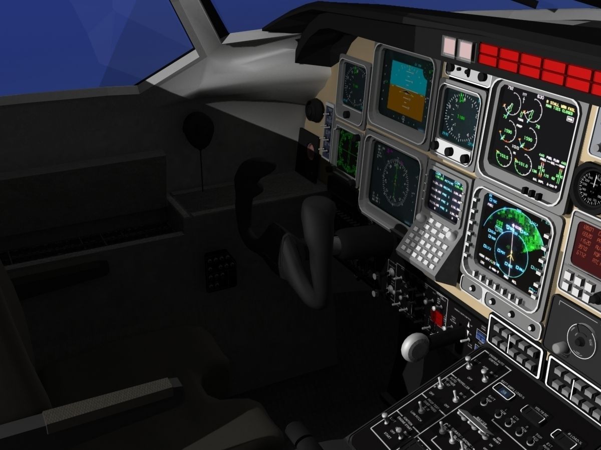 Beechcraft Starship 2000 T02 3D model_20