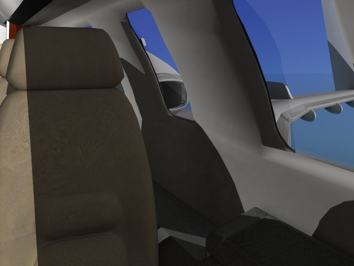 Beechcraft Starship 2000 T02 3D model_17