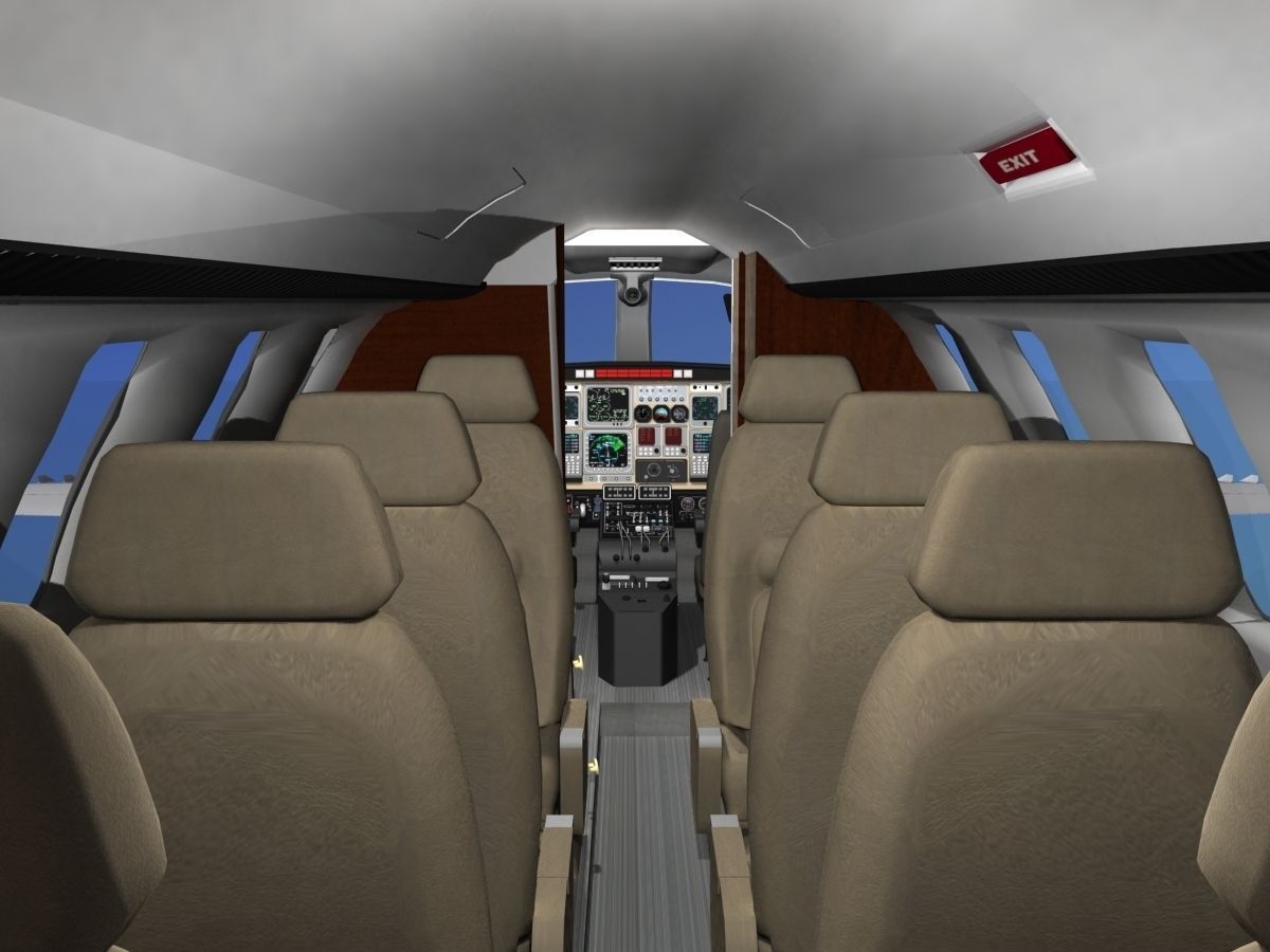 Beechcraft Starship 2000 T02 3D model_19