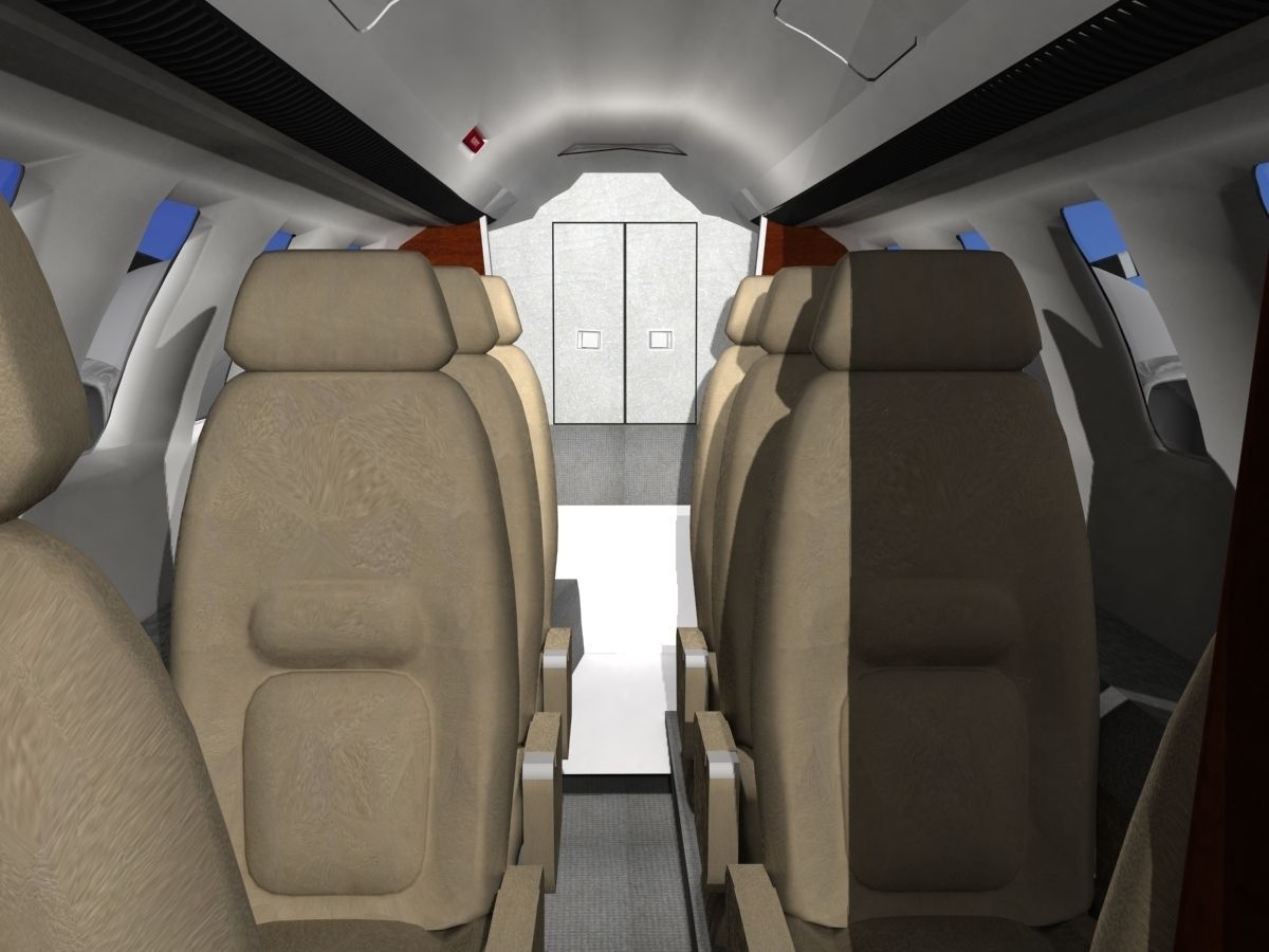Beechcraft Starship 2000 T02 3D model_15