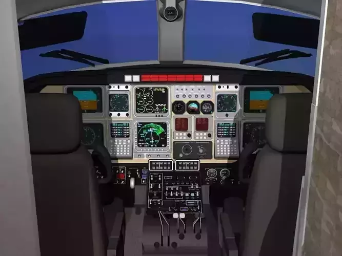 Beechcraft Starship 2000 T02 3D model