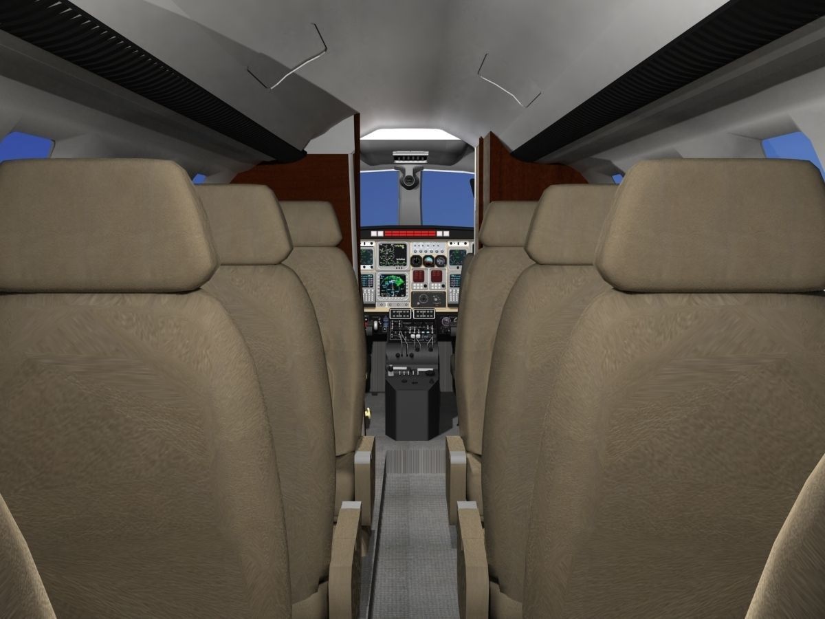 Beechcraft Starship 2000 T02 3D model_14