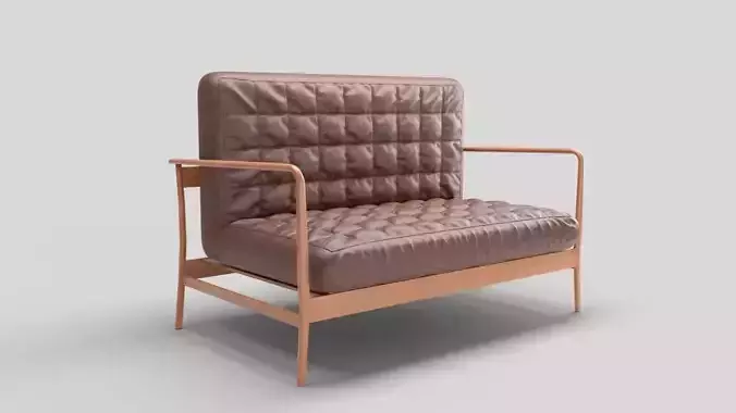 Leather Armchair 3d model