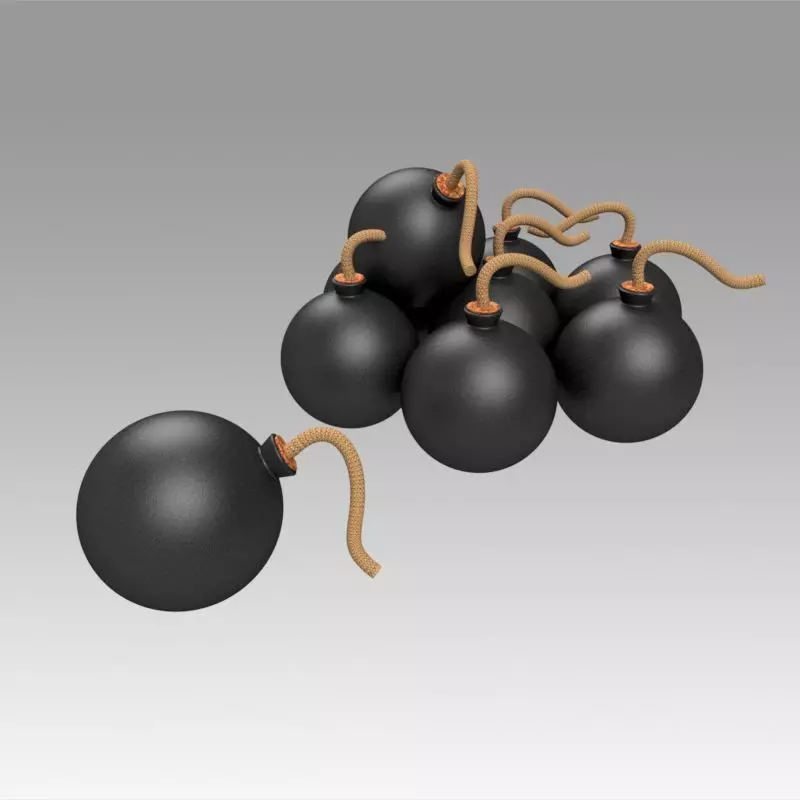Classic bomb 3D model