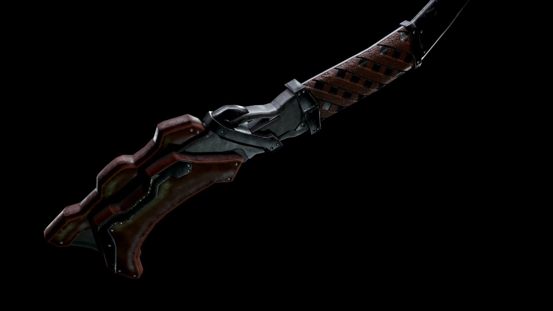 Great Axe Low-poly 3D model_9