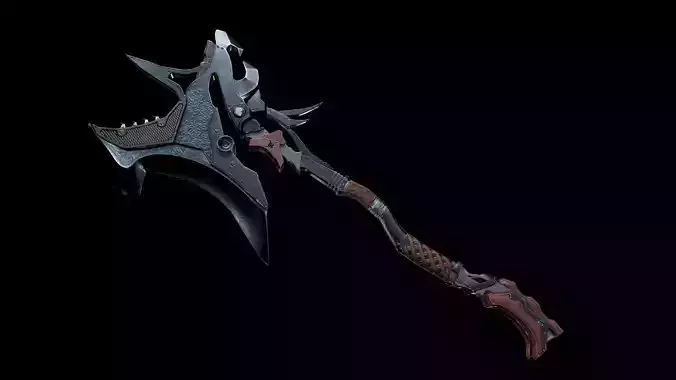 Great Axe Low-poly 3D model