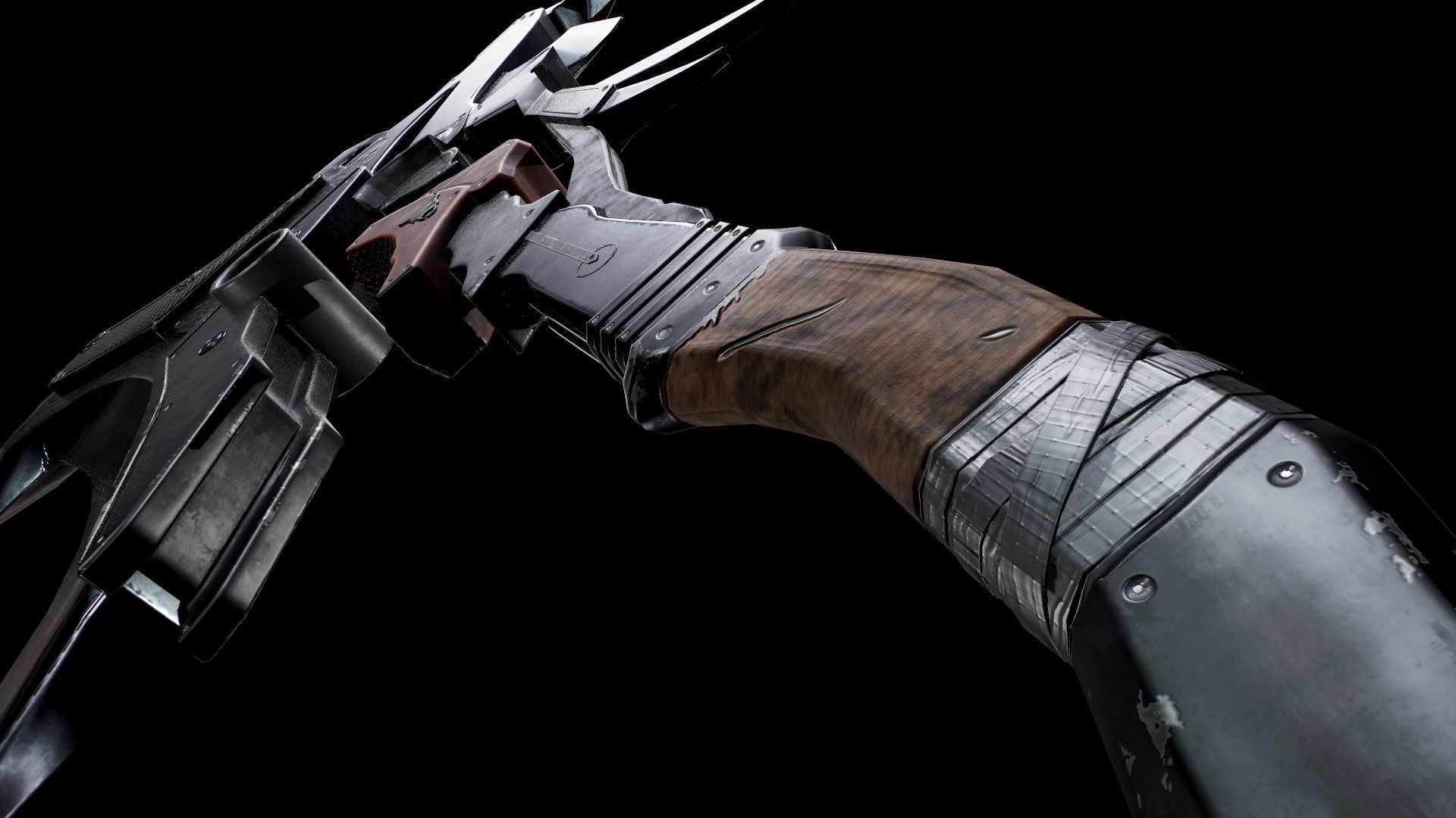 Great Axe Low-poly 3D model_7