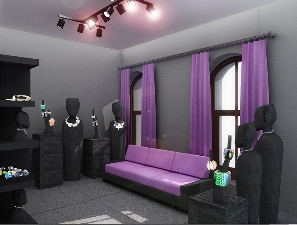 accessory diamond store 3D model_1