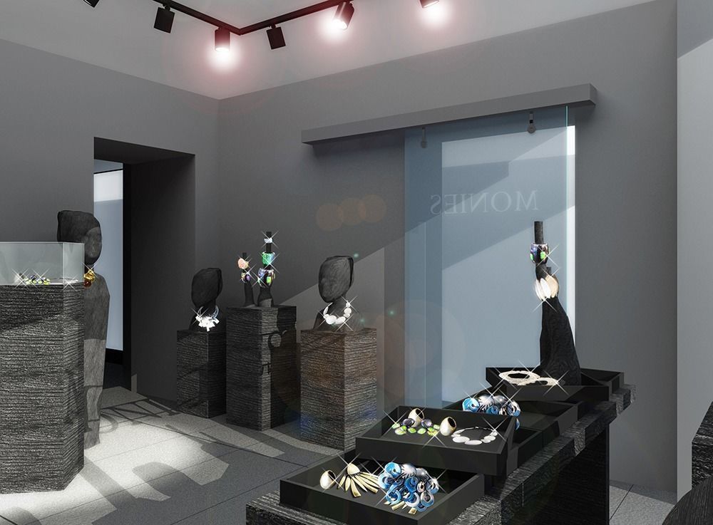accessory diamond store 3D model_2