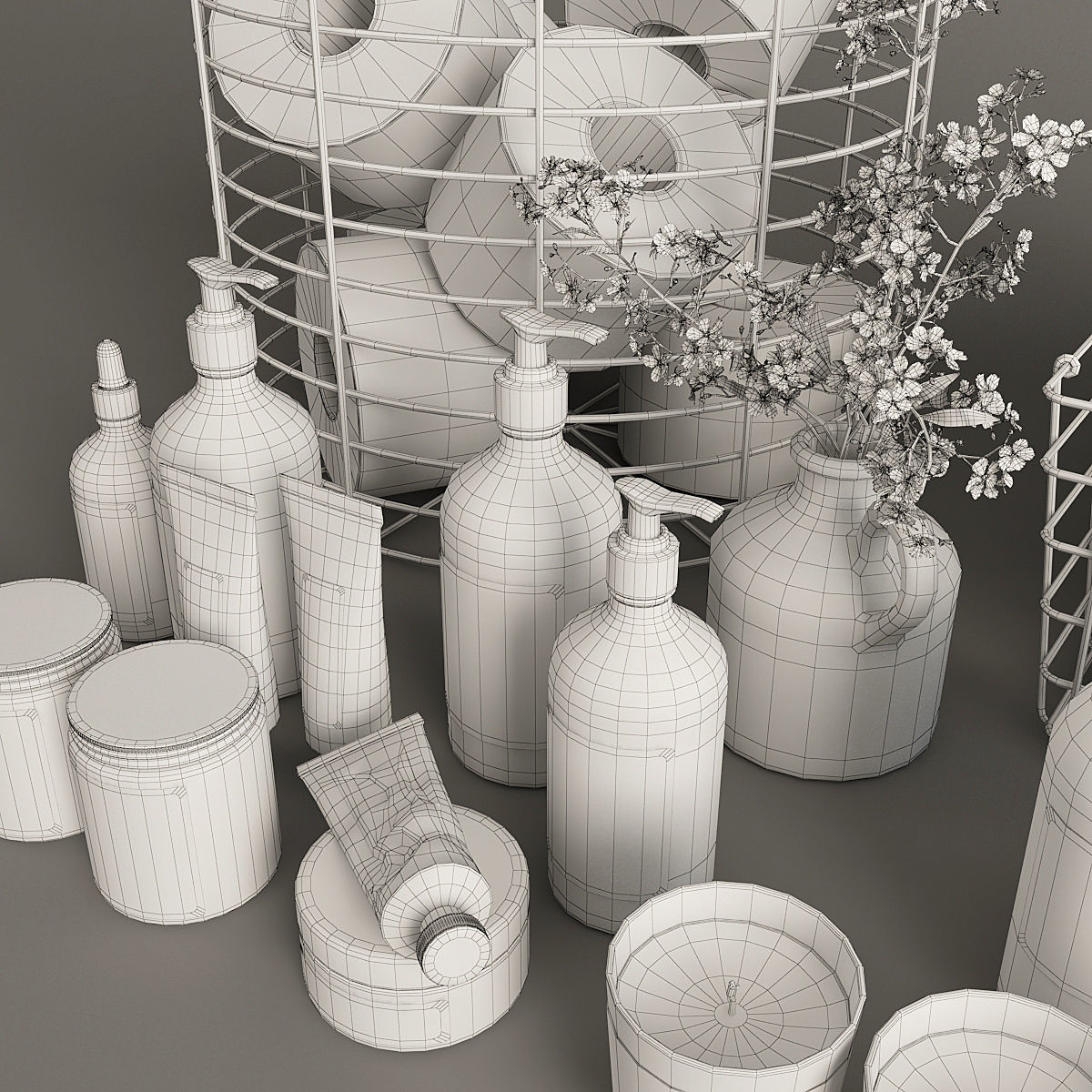 Bathroom Decor 2 3D model_14