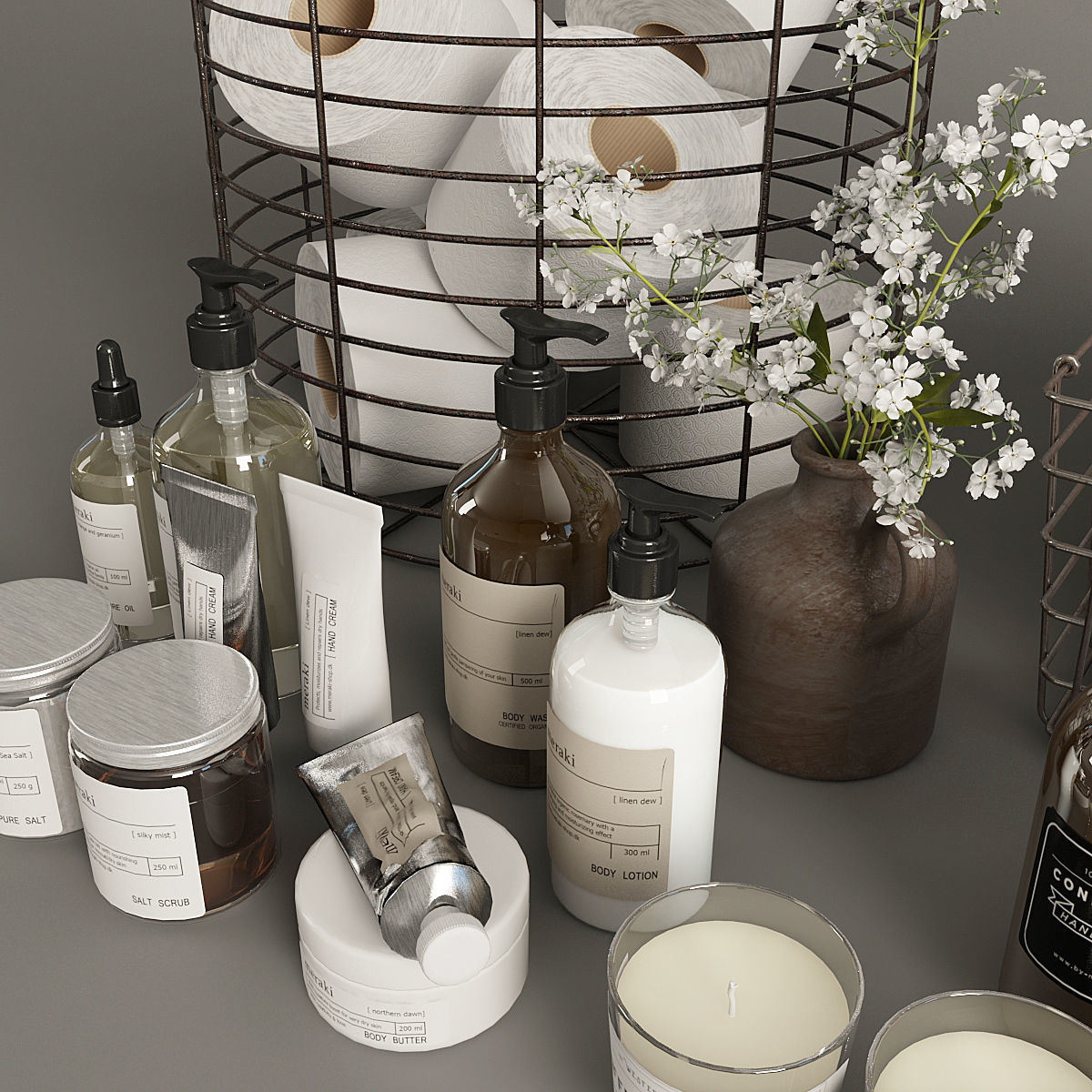 Bathroom Decor 2 3D model_3