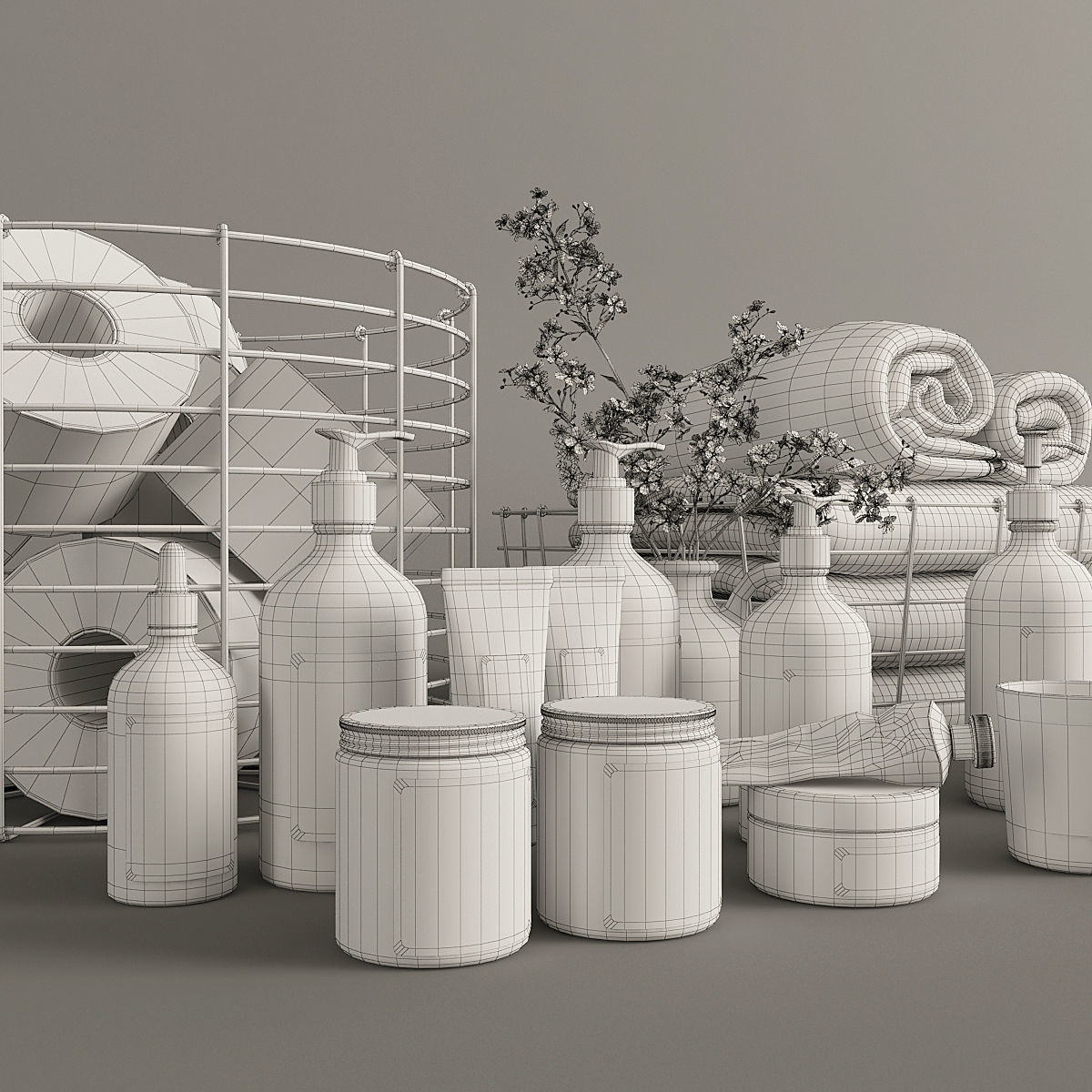 Bathroom Decor 2 3D model_13