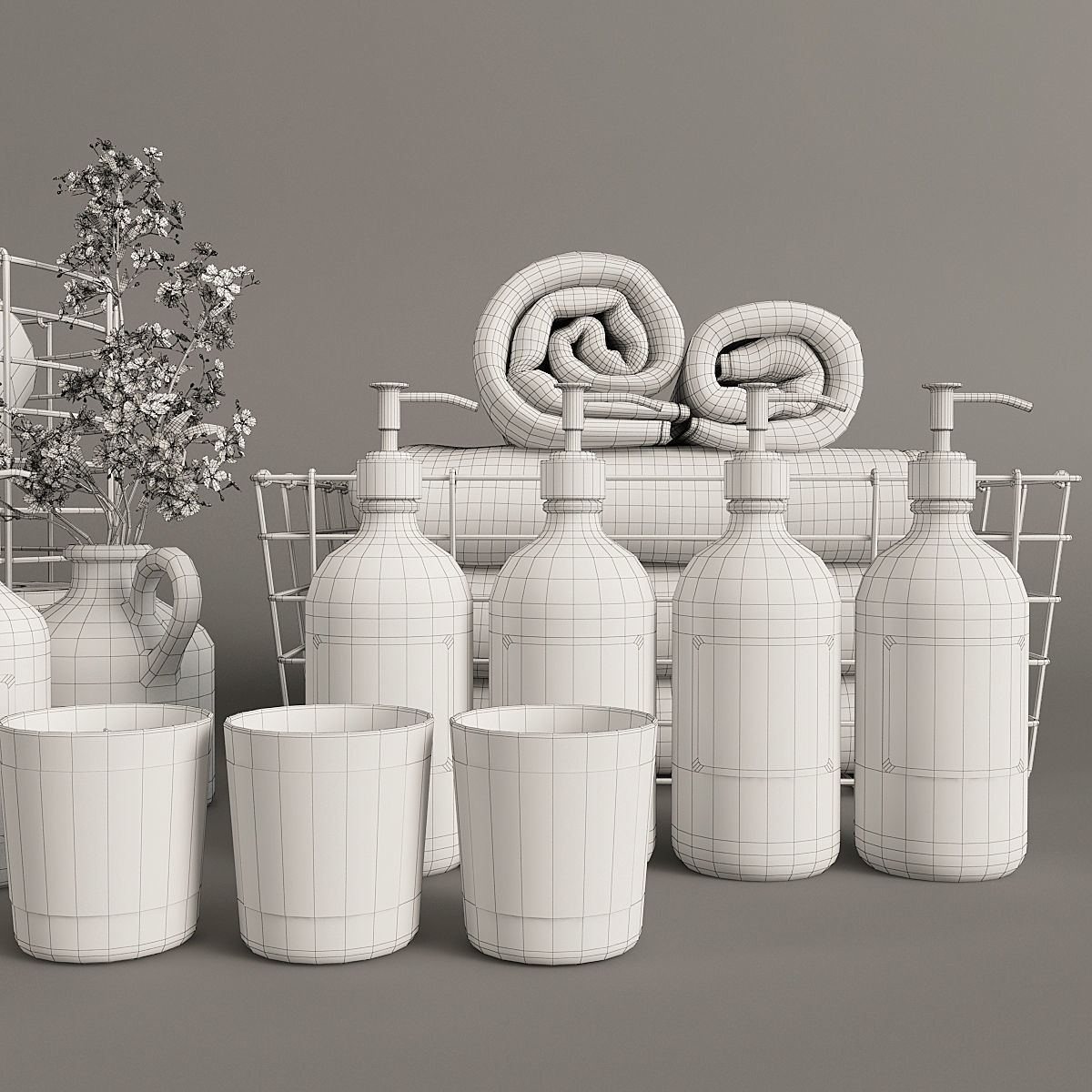 Bathroom Decor 2 3D model_12