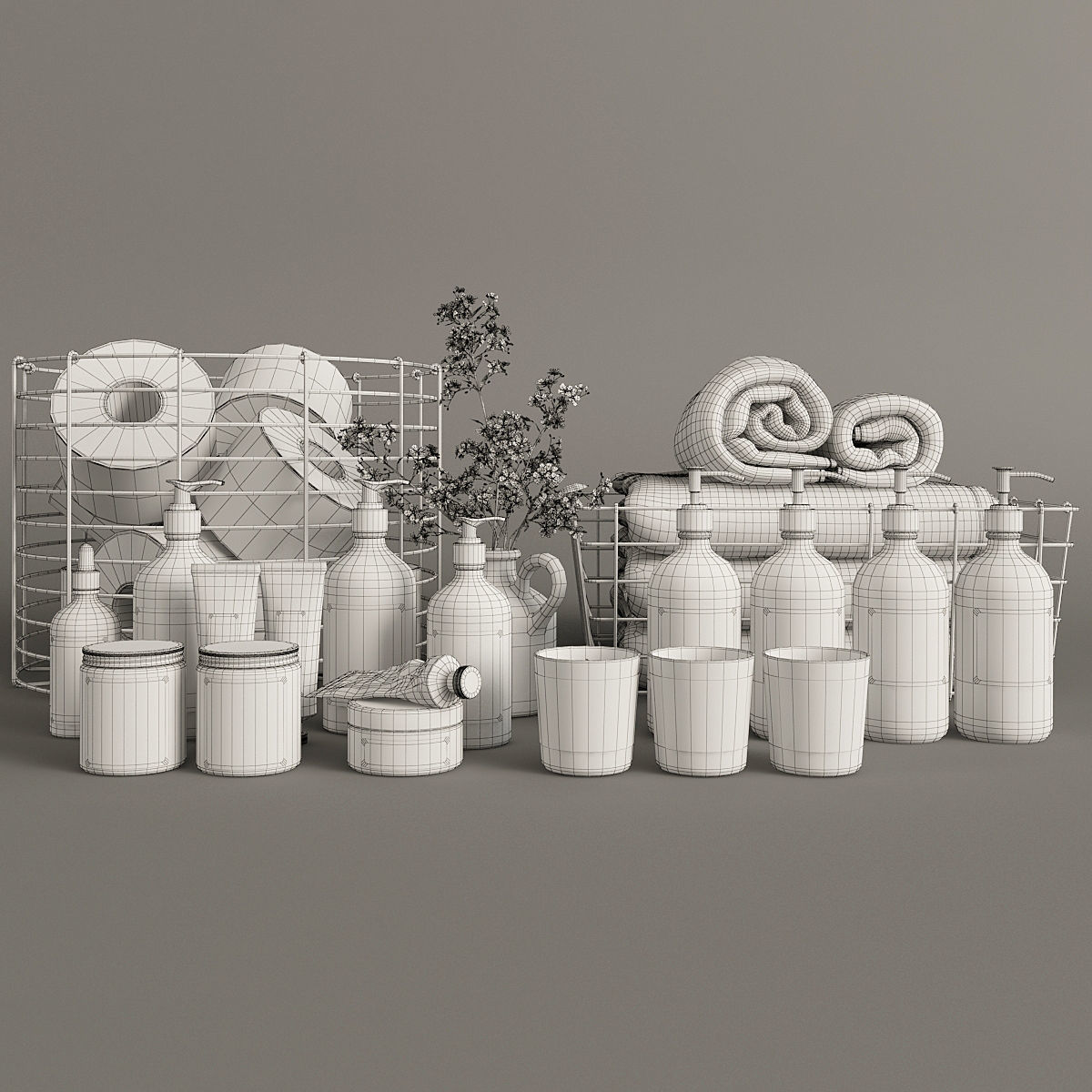 Bathroom Decor 2 3D model_11