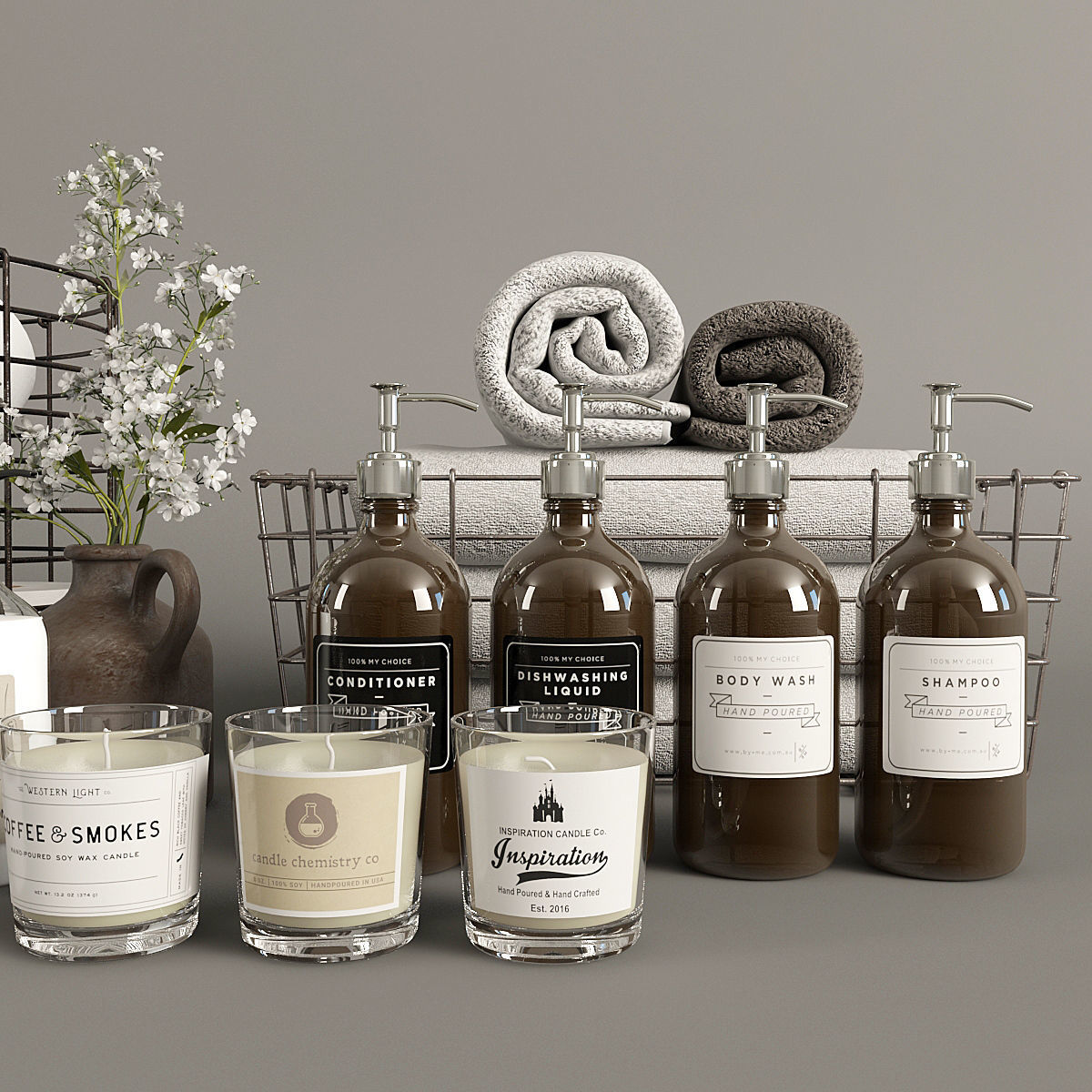 Bathroom Decor 2 3D model_1