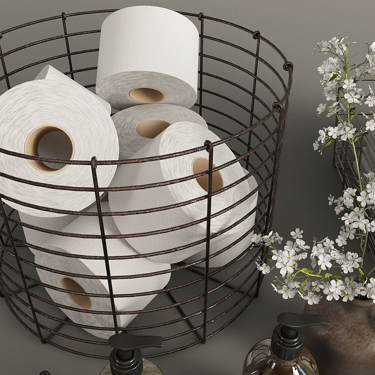 Bathroom Decor 2 3D model_9