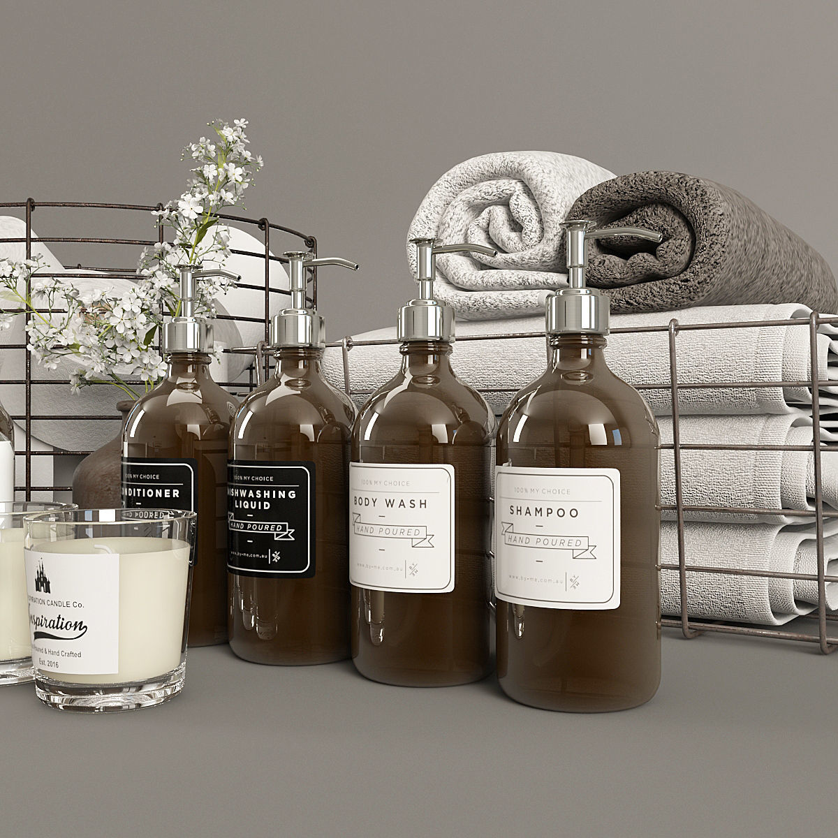 Bathroom Decor 2 3D model_5